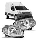 Par Farol Fiat Fiorino 2011 À 2021 Cromada Par Farol Fiat Fiorino 2011 À 2021 Cromada