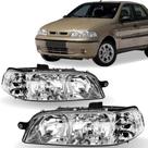 Par Farol Fiat Strada 2001 02 03 04 05 06 2007 G2 CROMADO
