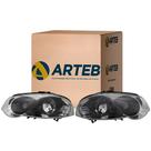Par Farol Fiat Strada 2011 Foco Duplo Masc Negra H7/h1 Arteb