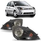 Par farol fiesta hatch 2003 04 05 06 2007 máscara negra