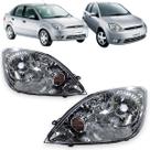 Par farol ford fiesta 2003 2004 2005 2006 2007 cromado