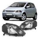 Par farol fox 2004 a 2009 máscara negra