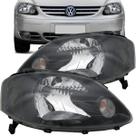Par farol fox spacefox 2003 a 2009 mascara negra foco simples