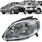Par Farol Fox Spacefox 2004 Ate 2010 Simples Monoparabola Cromado Usa Lampada H4