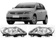 Par farol gol 2008 a 2013 g5 mascara cromada foco duplo ld -le ai