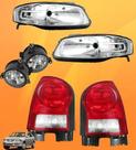 Par Farol Gol G4 Mascara Cromada + Par Lanterna Bic + Milha Par Farol Gol G4 Mascara Cromada + Par Lanterna Bic + Milha