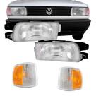Par Farol Gol Parati Voyage G1 91/95 Saveiro G1 91 91/97 Foco Simples + Piscas