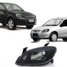 Par Farol Mascara Negra Celta G2 2006 Ate 2015 Prisma 2006 Ate 2012 Usa Lampada H4 Par Farol Mascara Negra Celta G2 2006 Ate 2015 Prisma 2006 Ate 2012 Usa Lampada H4