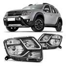 Par Farol Mascara Negra Renault Duster Oroch 2016 2017 2018 Par Farol Mascara Negra Renault Duster Oroch 2016 2017 2018