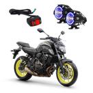 Par Farol Milha Angel Eye U7 Mini Azul para Moto XJ6 2015 2016 2017 2018 2019 2020 2021 2022 Par Farol Milha Angel Eye U7 Mini Azul para Moto XJ6 2015 2016 2017 2018 2019 2020 2021 2022