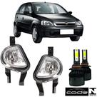 Par farol milha chevrolet corsa 2000 a 2010 e super led