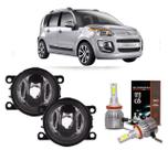 Par farol milha citroen c3 picasso 2011 a 2015 e super led