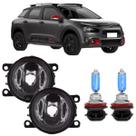 Par farol milha citroen c4 cactus 2019 a 2022 e super branca