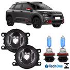 Par farol milha citroen c4 cactus 2019 a 2022 e super branca Par farol milha citroen c4 cactus 2019 a 2022 e super branca