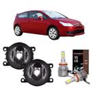 Par farol milha citroen c4 vtr 2007 a 2013 e super led 2d Par farol milha citroen c4 vtr 2007 a 2013 e super led 2d
