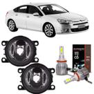 Par farol milha citroen c5 2005 a 2010 e super led 2d Par farol milha citroen c5 2005 a 2010 e super led 2d