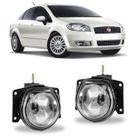 Par farol milha fiat linea 2009 10 11 12 13 14 15 2016 vidro