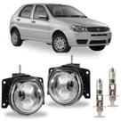 Par farol milha fiat palio fire g3 2004 a 2016 c/ led vidro