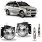 Par farol milha fiat palio weekend g3 2004 a 2012 led vidro Par farol milha fiat palio weekend g3 2004 a 2012 led vidro