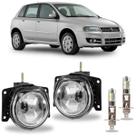 Par farol milha fiat stilo 2002 ate 2011 com led vidro
