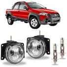 Par farol milha fiat strada adv 2001 a 2008 e super led