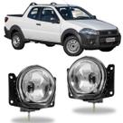 Par farol milha fiat strada freedom 2001 02 03 04 05 a 2012