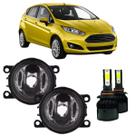 Par farol milha ford fiesta 2010 a 2014 e super led