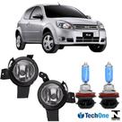 PAR FAROL MILHA FORD KA 2007 a 2011 Super Branca PAR FAROL MILHA FORD KA 2007 a 2011 Super Branca