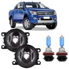 Par farol milha ford ranger 2012 a 2016 e super branca Par farol milha ford ranger 2012 a 2016 e super branca