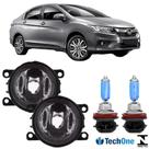 Par Farol Milha Honda City 2014 a 2022 Super Branca