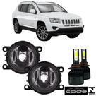Par Farol Milha Jeep Compass 2014 a 2020 Super Led Par Farol Milha Jeep Compass 2014 a 2020 Super Led