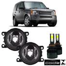 Par Farol Milha Land Rover Discovery 3 2005 a 2009 Super Led