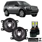 Par Farol Milha Land Rover Freelander 2008 a 2011 Super Led