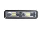 Par Farol Milha Led Auxiliar Retangular 48w Flood
