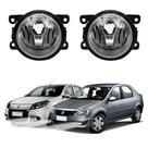 Par Farol Milha Logan Sandero 2007 a 2013 Auxiliar Neblina