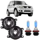Par farol milha mitsubishi pajero 2007 a 2015 e super branca