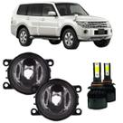 Par farol milha mitsubishi pajero 2007 a 2015 e super led