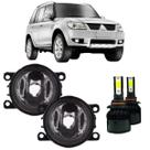 Par farol milha mitsubishi pajero 2007 a 2015 nc e super led
