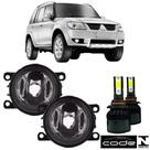 Par FAROL MILHA Mitsubishi Pajero 2007 a 2015 NC Super Led