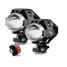 Par Farol Milha Moto Angel Eye U5 Led Aux 30w Neblina Branca