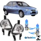Par Farol Milha Neblina Corsa 2000 a 2010 e Super Branca
