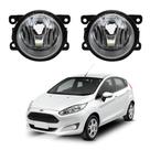 Par Farol Milha New Fiesta Hatch Sedan 2013 a 2017 Auxiliar