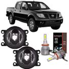 Par farol milha nissan frontier 2007 a 2015 e super led