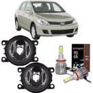 Par farol milha nissan tiida 2008 a 2013 e super led