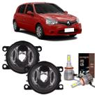 Par farol milha renault clio 2012 a 2016 e super led