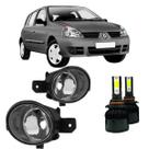 Par farol milha renault clio hatch 2003 a 2012 e super led