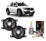 Par farol milha renault duster aroch 2013 a 2019 e super led