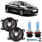 Par farol milha renault fluence 2011 a 2018 e super branca