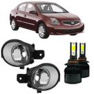 Par farol milha sentra 07 08 09 10 11 12 a 2017 e super led