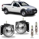 Par farol milha strada working 2001 ate 2020 com led vidro